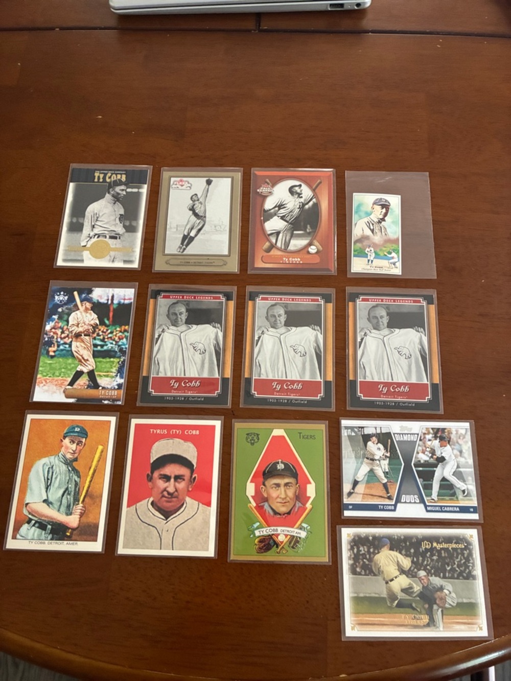 13 Card Ty Cobb Lot